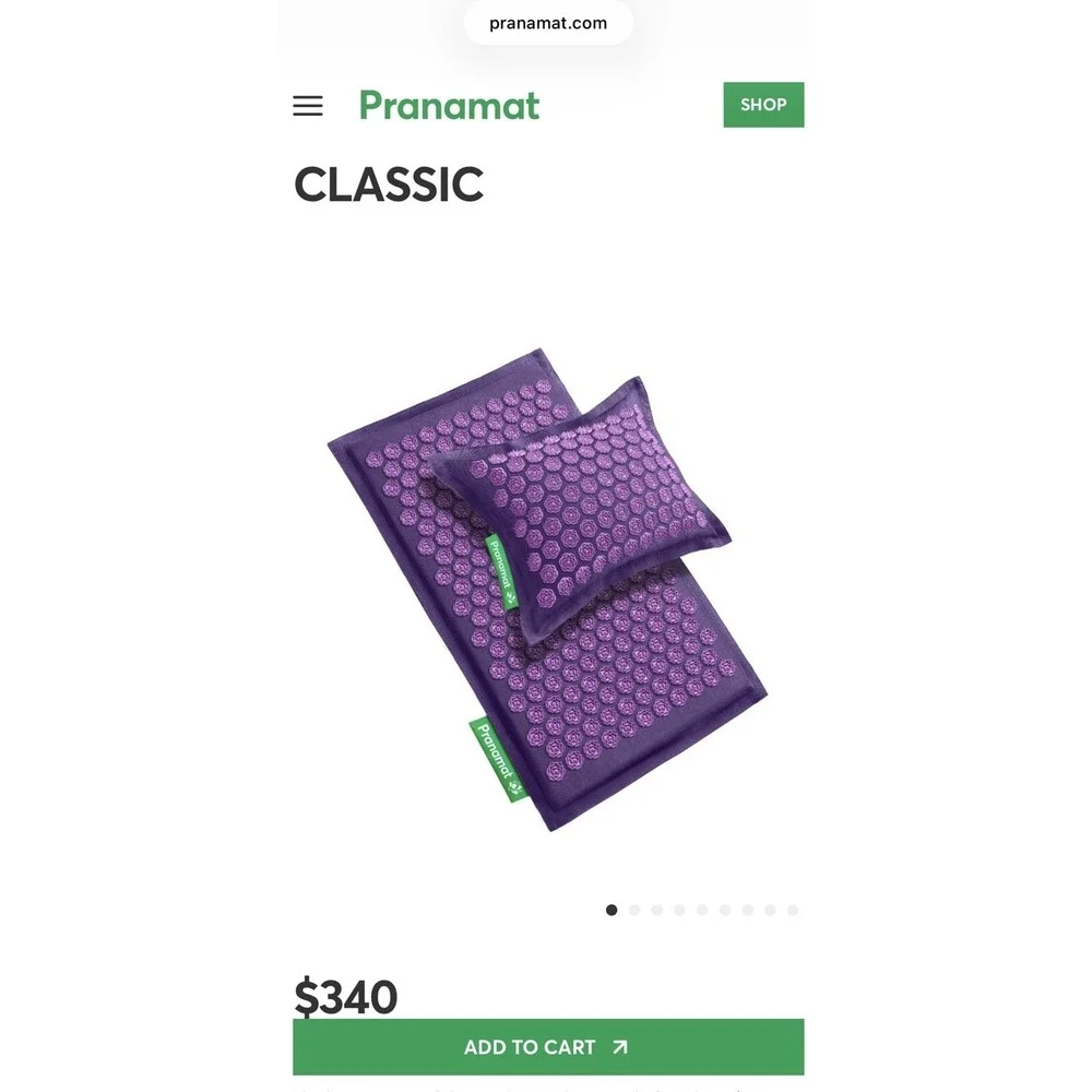 PRANAMAT ECO Massage Mat & Pillow NEW